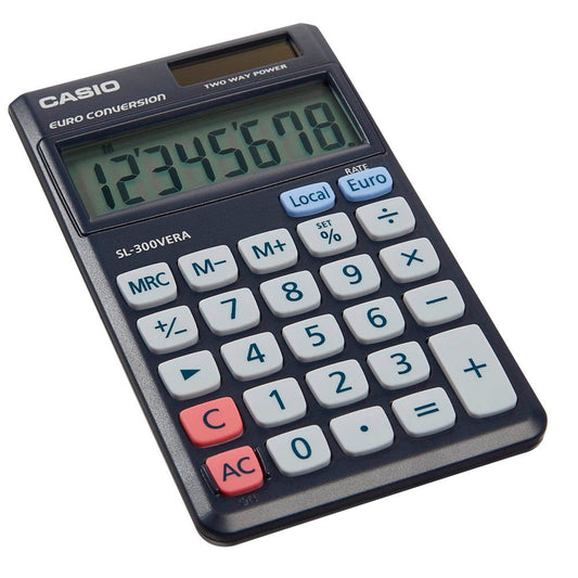 CASIO Taschenrechner dunkelblau | SL-300VERA