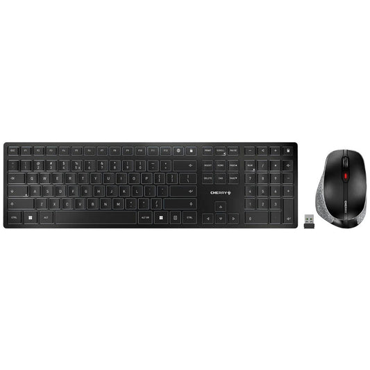 CHERRY DW 9500 SLIM Tastatur-Maus-Set kabellos schwarz | JD-9500DE-2