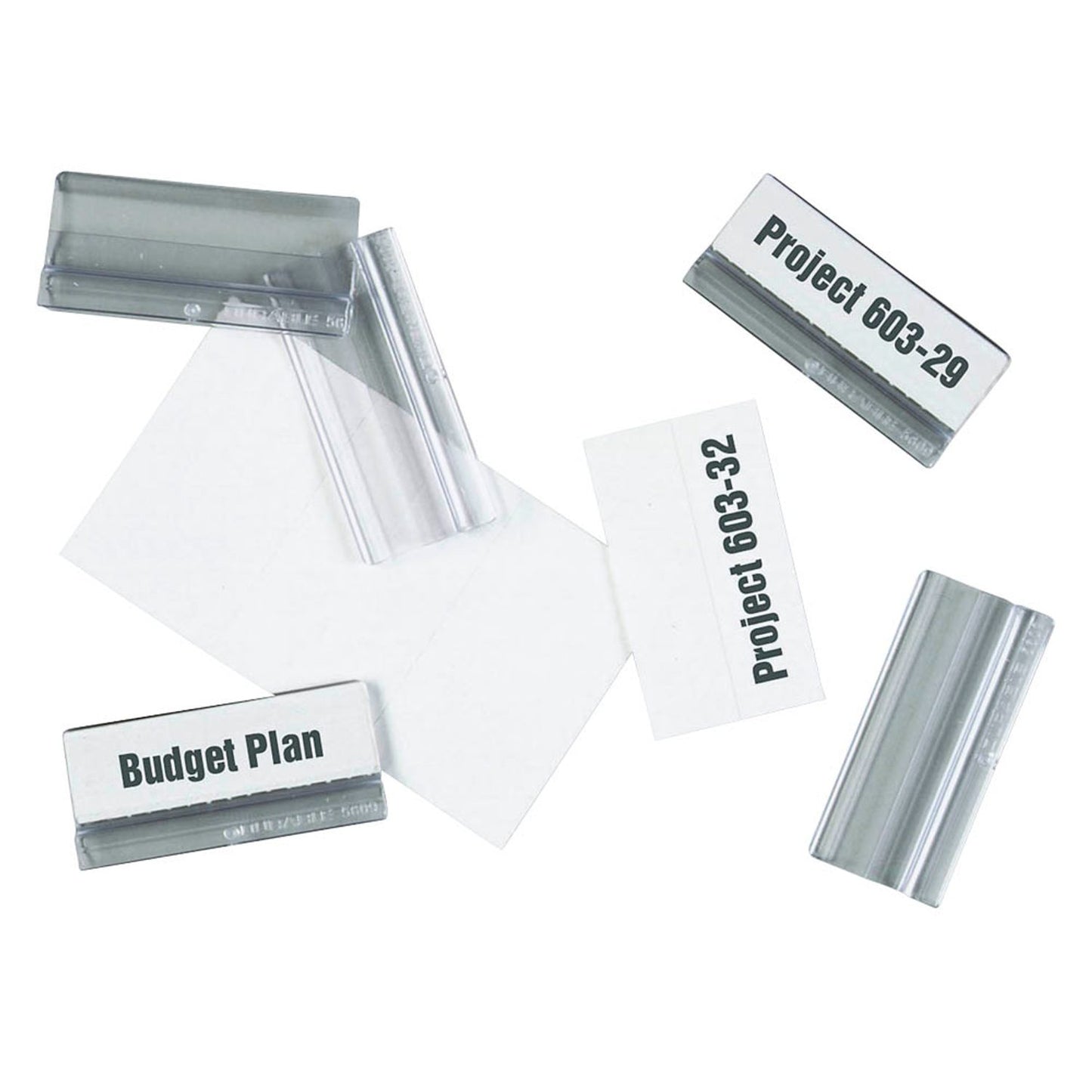 DURABLE Vollsichtreiter transparent | 560919 | 1 Pack = 10 St.