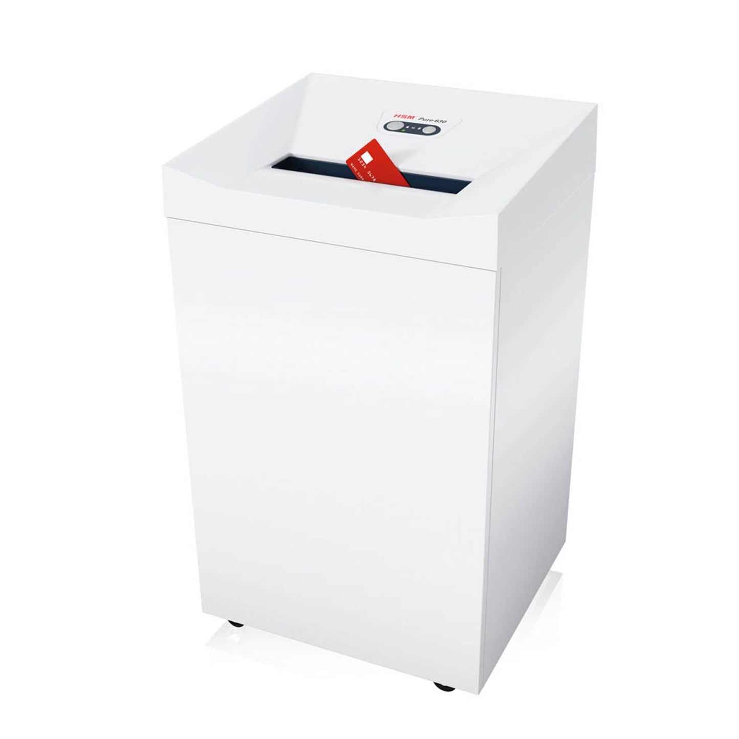 HSM Pure 630 Aktenvernichter mit Partikelschnitt P-4, 4,5 x 30 mm, bis , weiß | 2363111