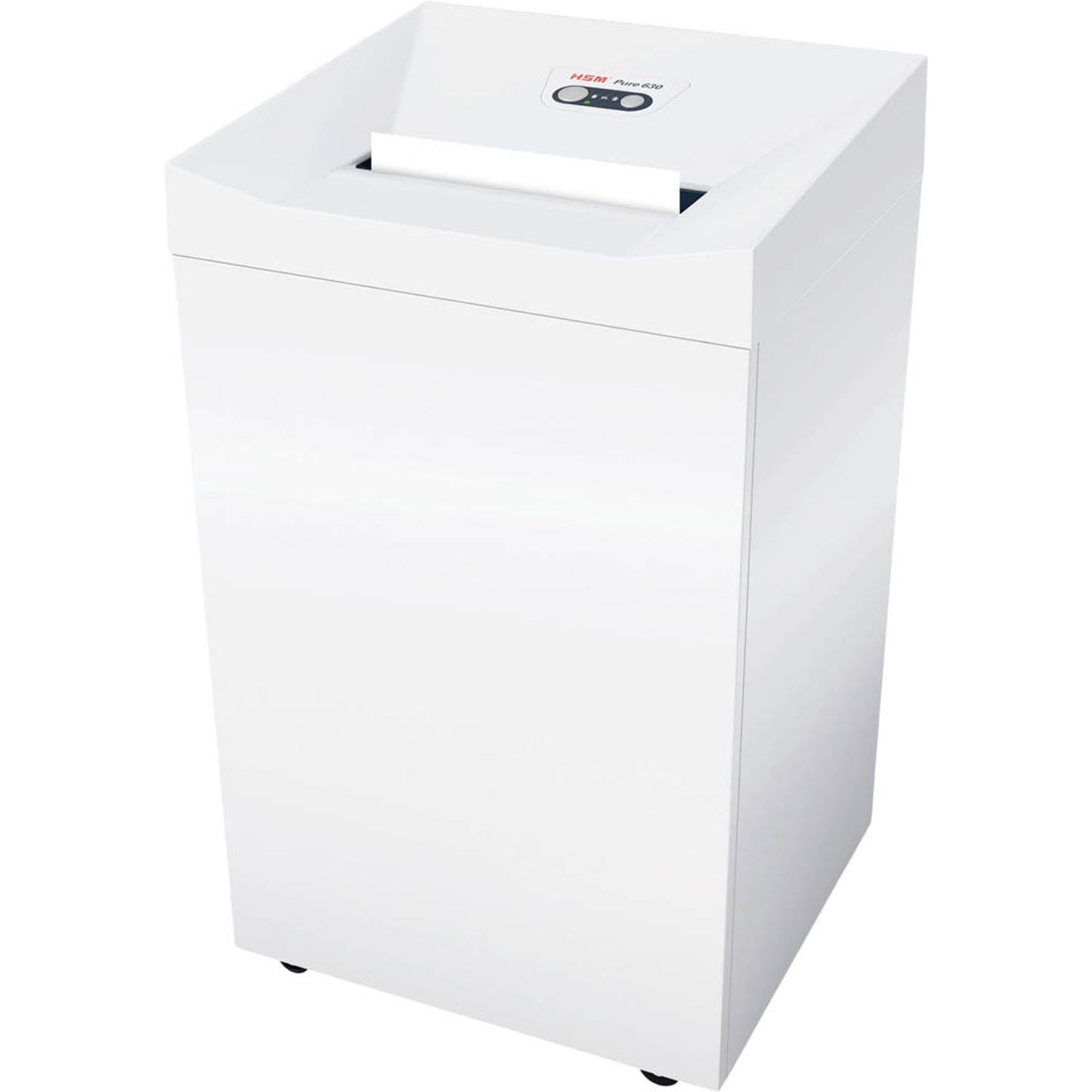 HSM Pure 630 Aktenvernichter mit Partikelschnitt P-4, 4,5 x 30 mm, bis , weiß | 2363111