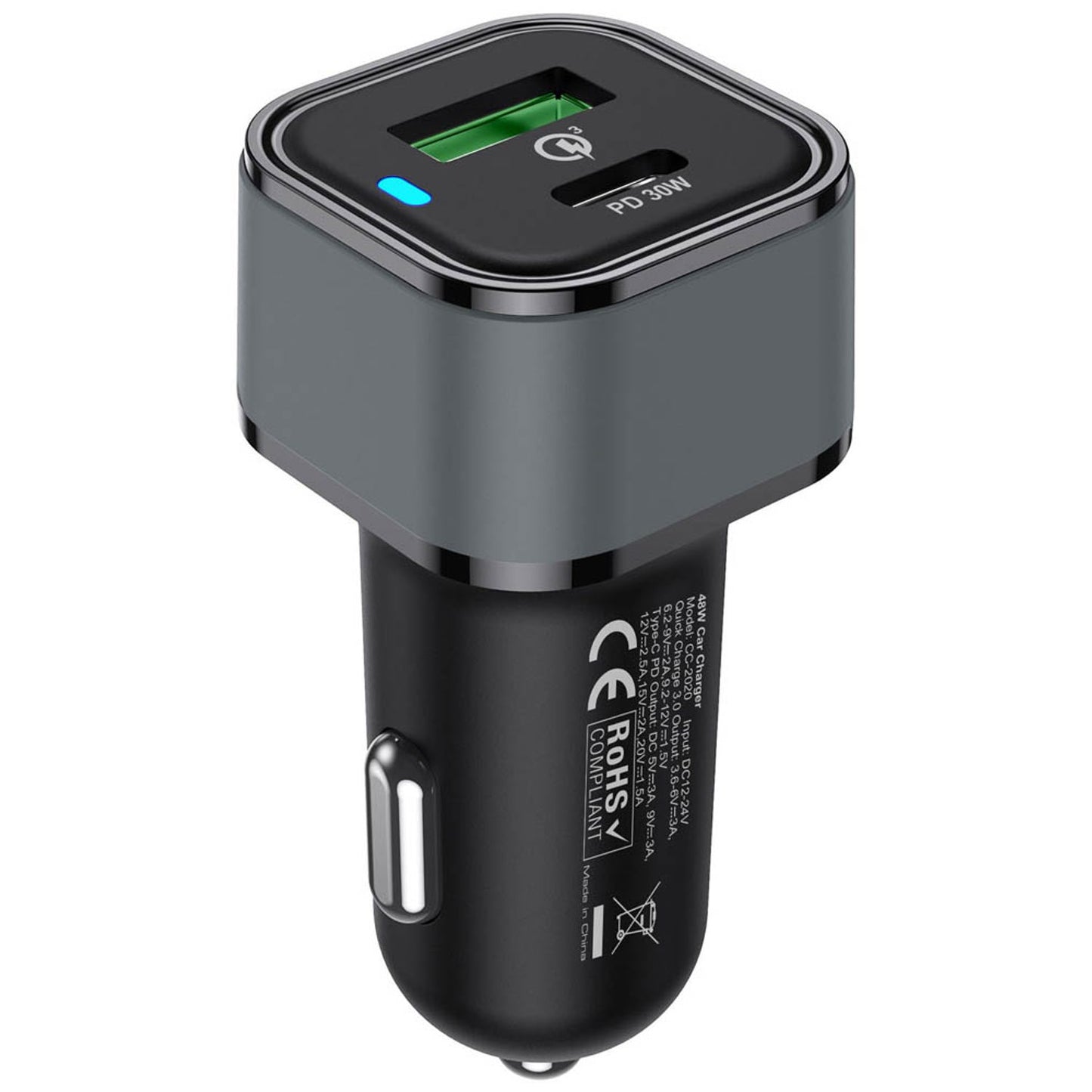 nevox Kfz-Ladeadapter schwarz, 48 Watt | 2020