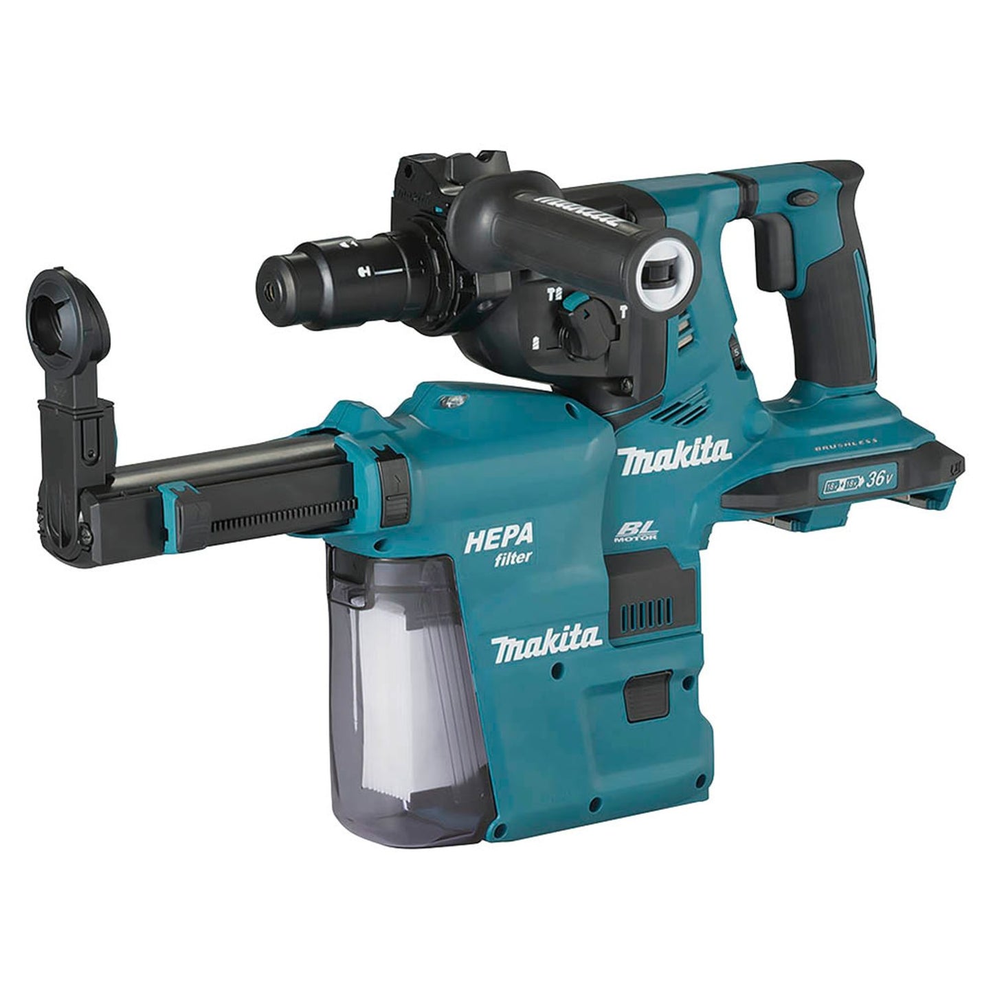 makita Akku-Kombihammer-Set 2x 18,0 V, ohne Akku | DHR283ZWJU