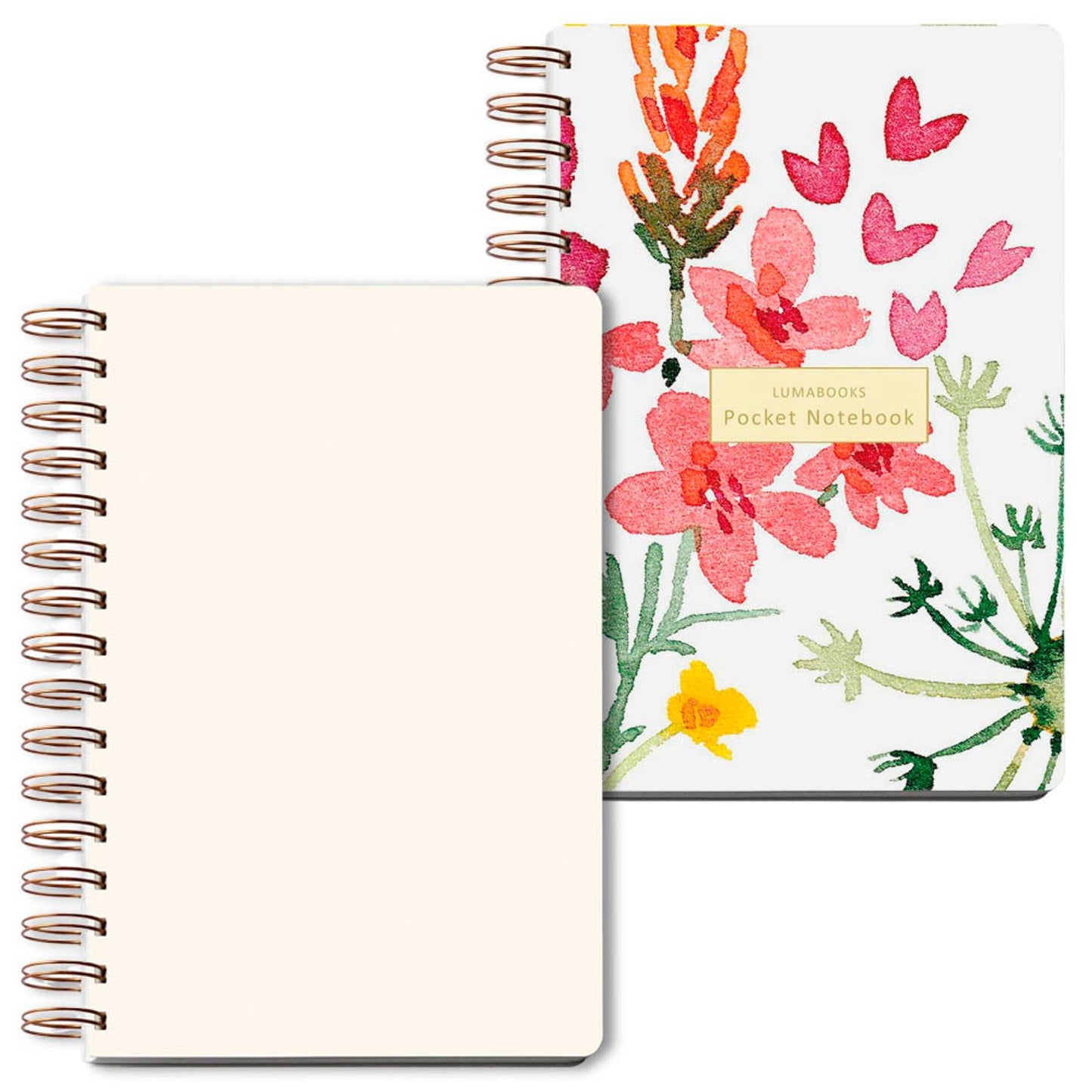 LUMA Notizbuch Pocket ca. DIN A5 blanko, mehrfarbig Hardcover 100 Seiten