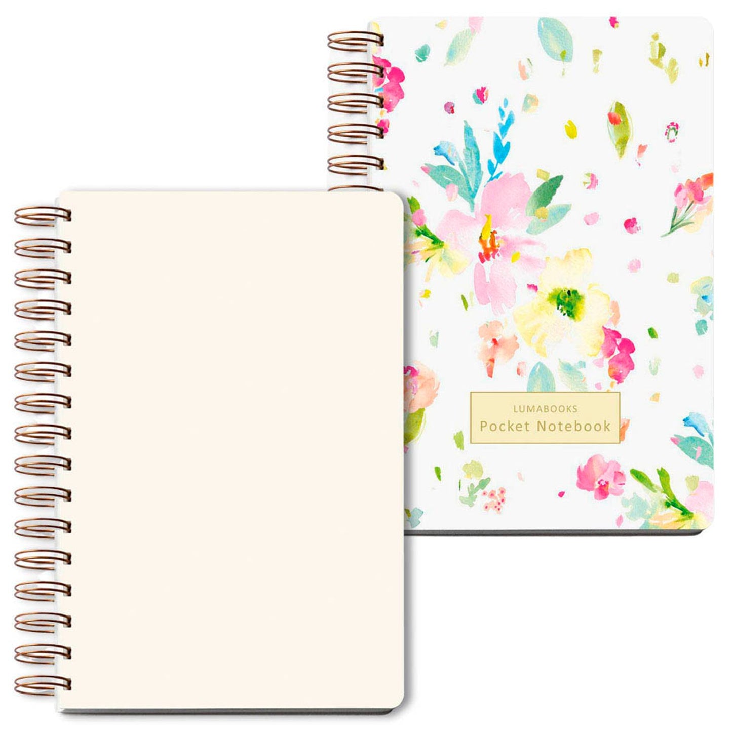 LUMA Notizbuch Pocket ca. DIN A5 blanko, mehrfarbig Hardcover 100 Seiten