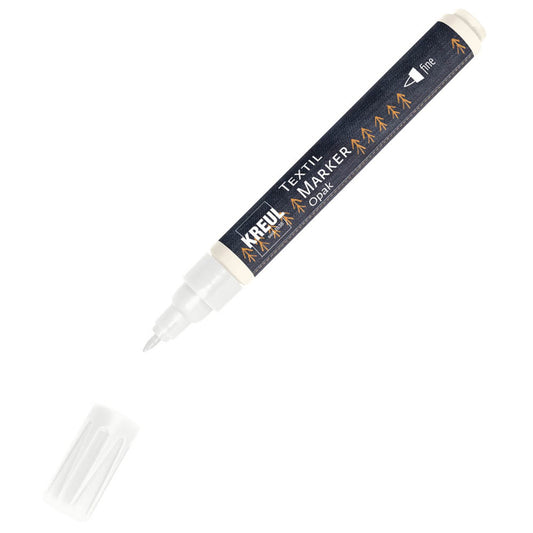 KREUL Opak fine Textilmarker weiß 1,0 - 2,0 mm | 92781