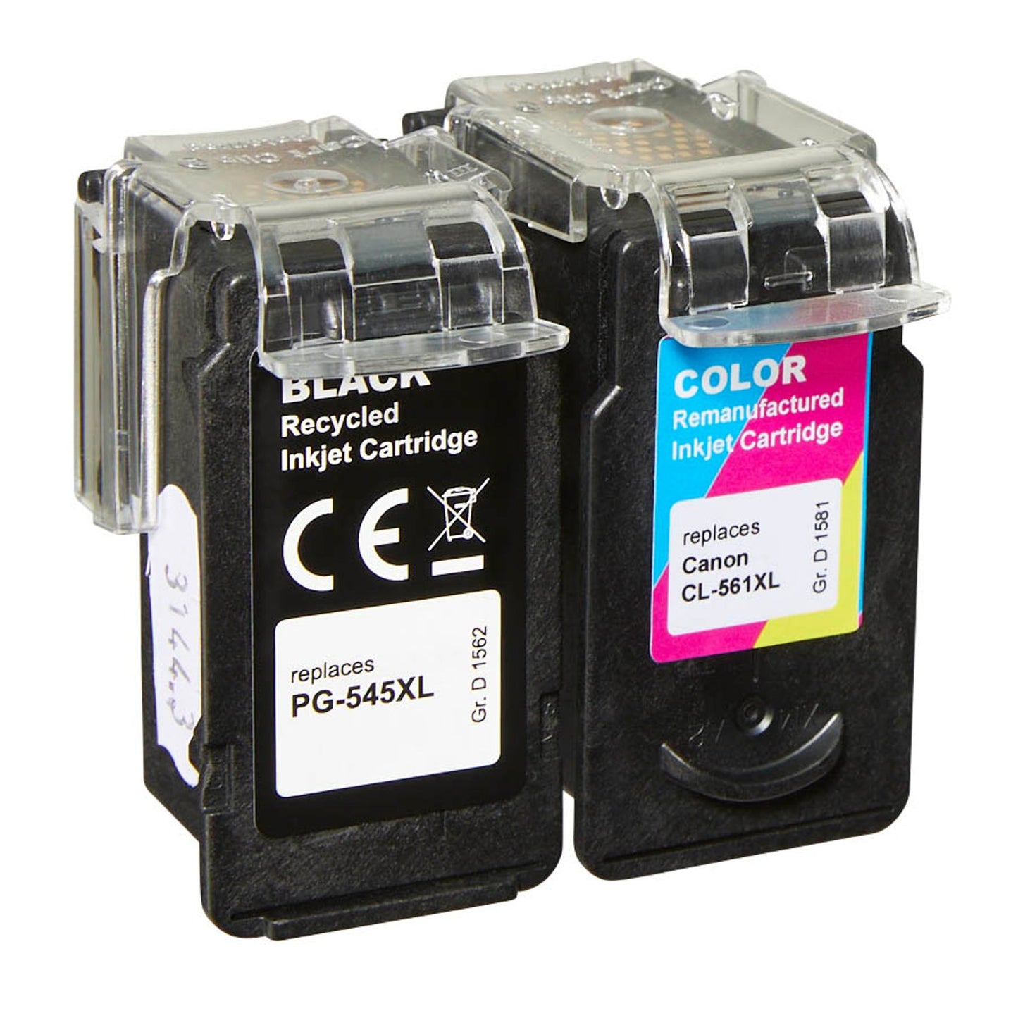 dots schwarz, color Druckerpatronen kompatibel zu Canon PG560XL/CL561XL, 2er-Set | 1581,4005-DOTS | 1 Pack = 2 St.
