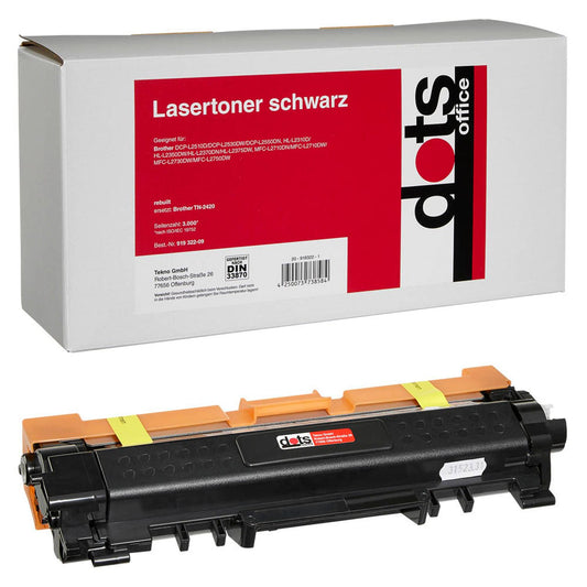 dots schwarz Toner kompatibel zu brother TN-2420 | 1267,3000-DOTS