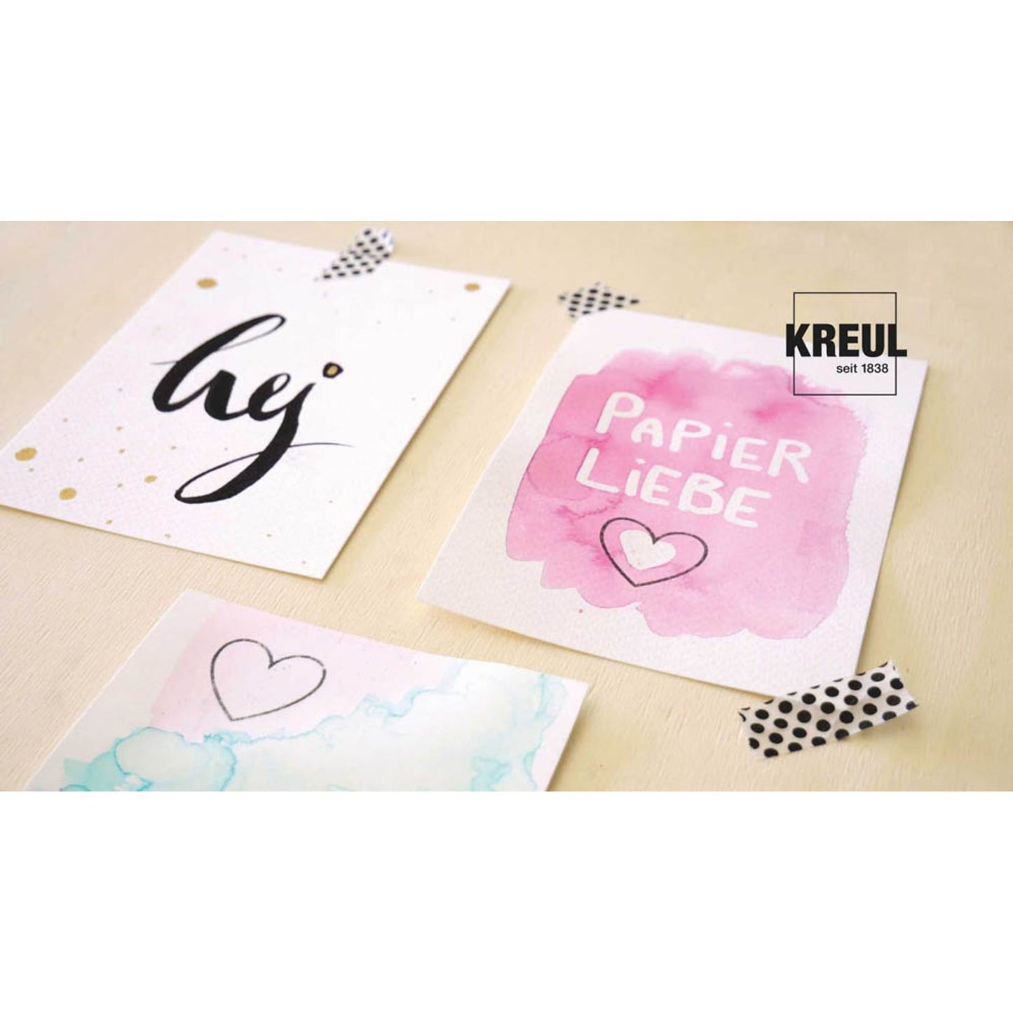 KREUL PaperLove Handlettering-Set schwarz | 49933