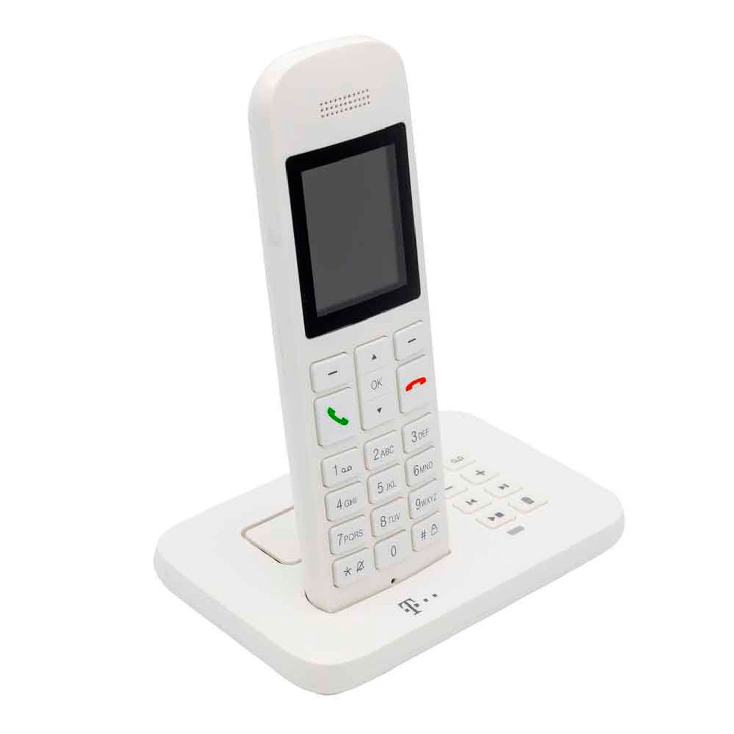 Telekom Sinus A12 Schnurloses Telefon mit Anrufbeantworter weiß | 40823659