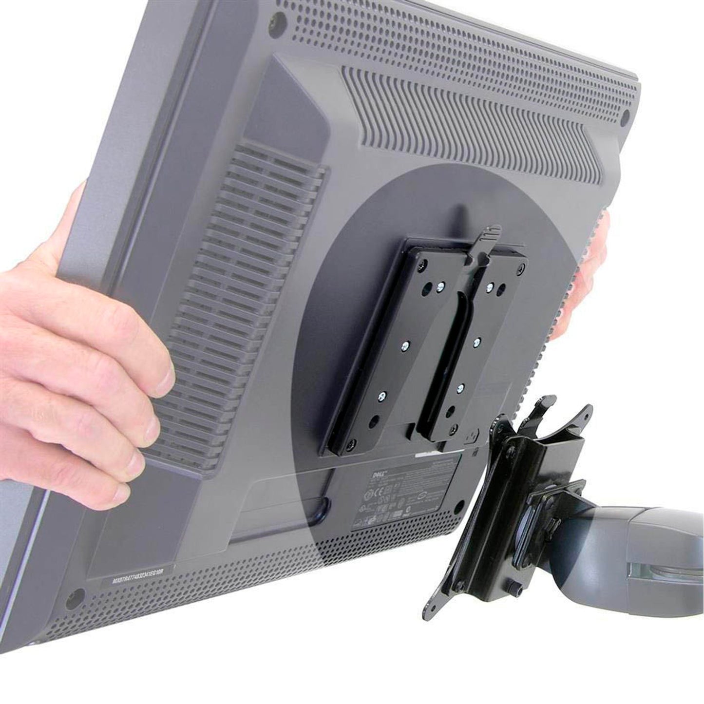 ergotron Monitor-Halterung Schnellverschluss LCD Halterung schwarz für 1 Monitor | 60-589-060