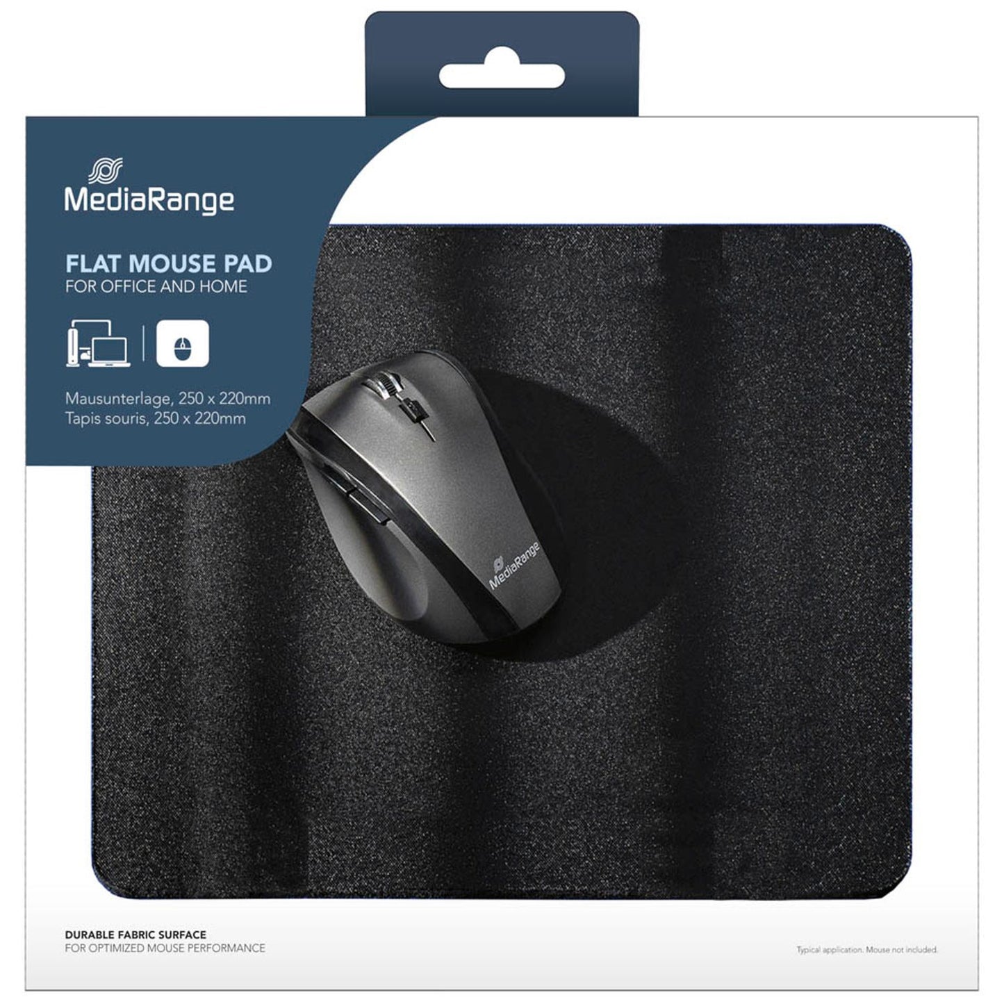 MediaRange Mousepad schwarz | MROS253