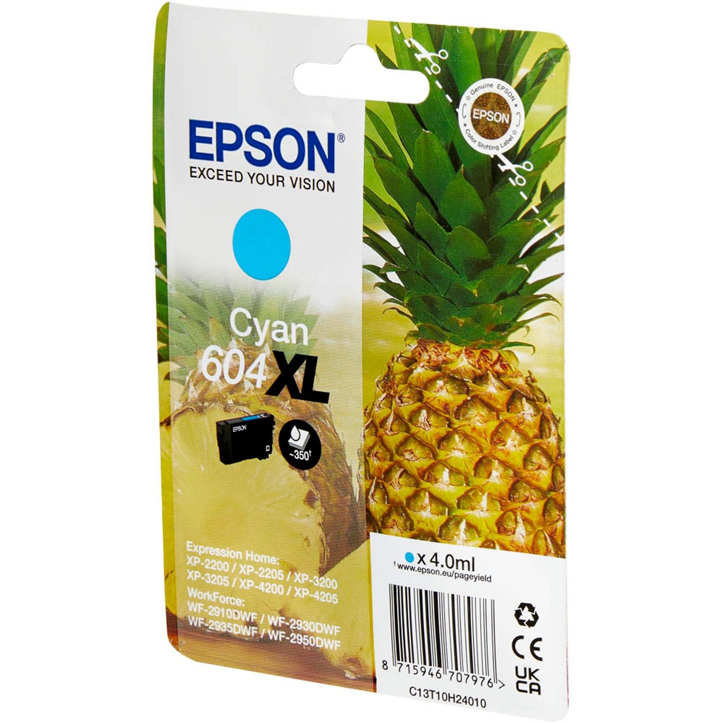 EPSON 604XL/T10H24 cyan Druckerpatrone | C13T10H24010