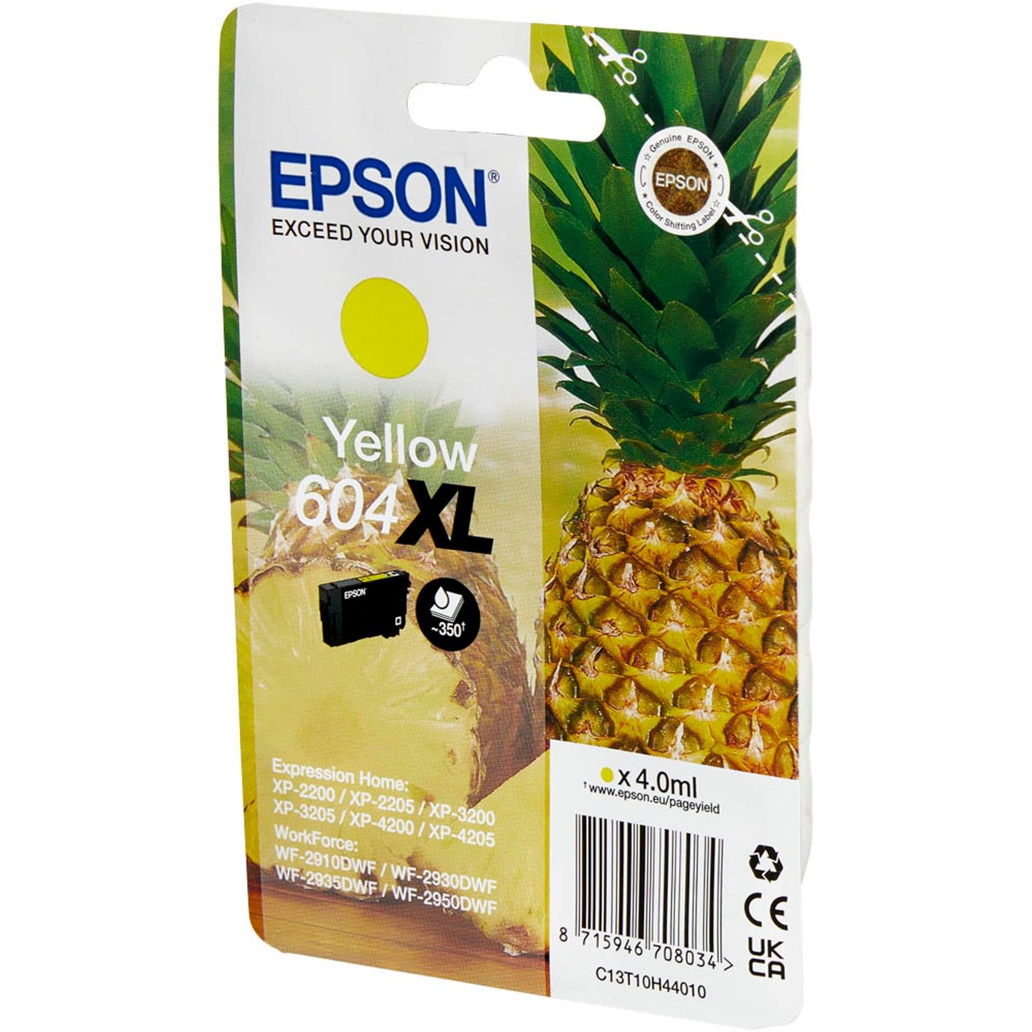 EPSON 604XL/T10H44 gelb Druckerpatrone | C13T10H44010