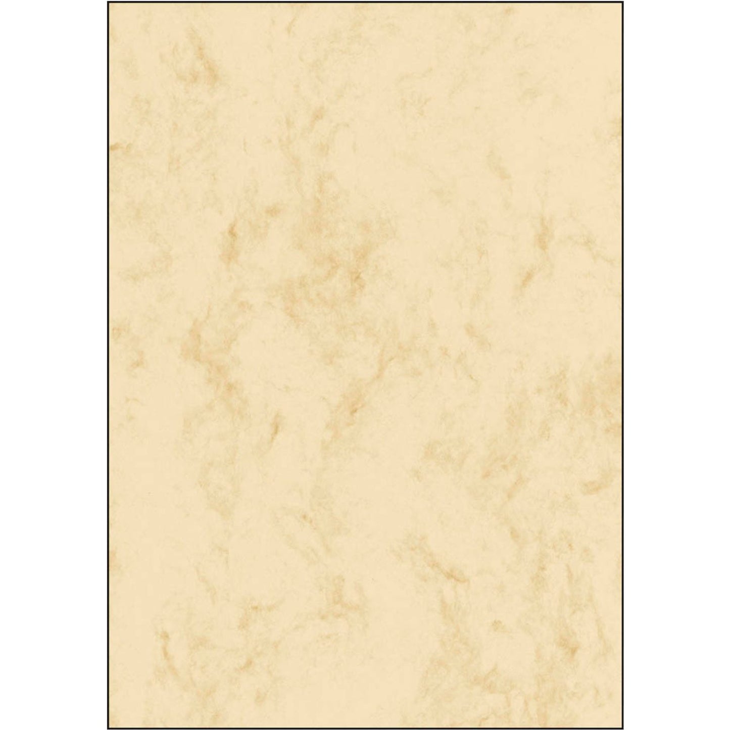 SIGEL Briefpapier Marmor beige DIN A4 200 g/qm | DP397 | 1 Pack = 50 Blatt