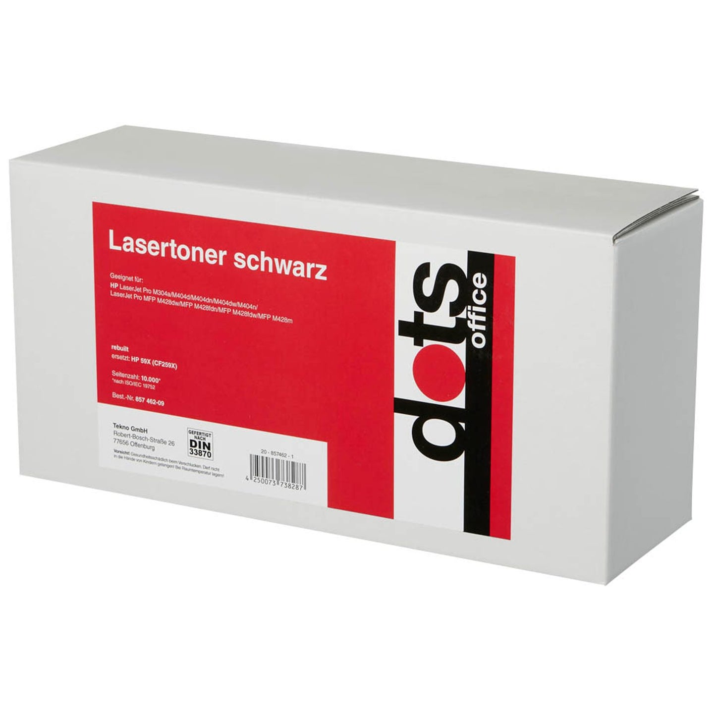 dots schwarz Toner kompatibel zu HP 59X (CF259X) | 2557,3000-DOTS