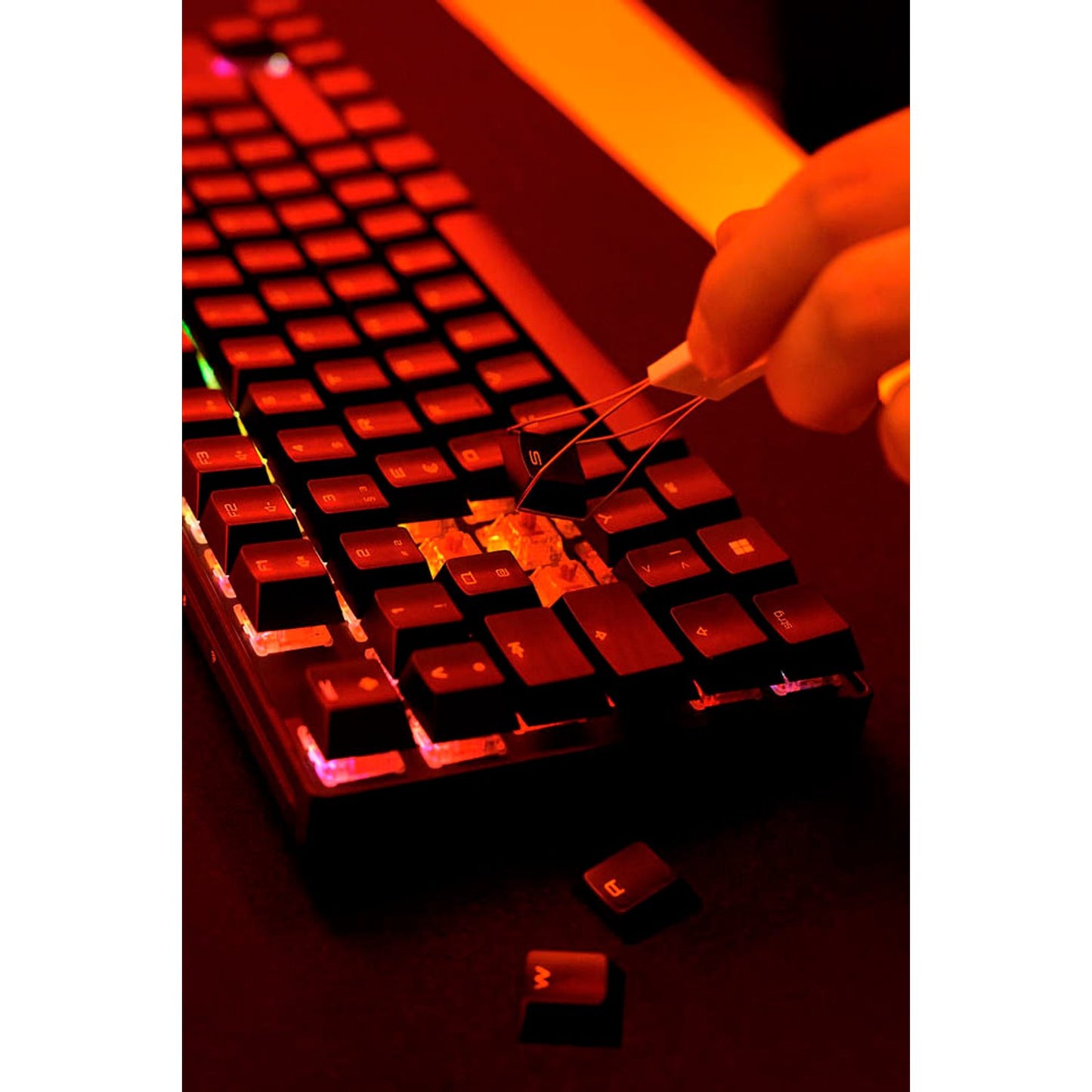 CHERRY MX 8.2 TKL Gaming-Tastatur kabellos schwarz | G80-3882LXADE-2