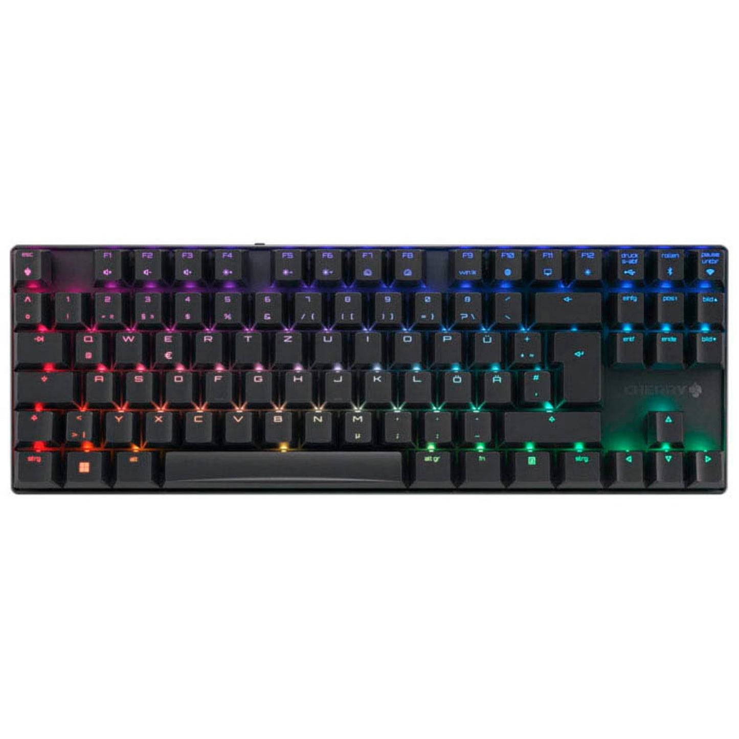 CHERRY MX 8.2 TKL Gaming-Tastatur kabellos schwarz | G80-3882LXADE-2