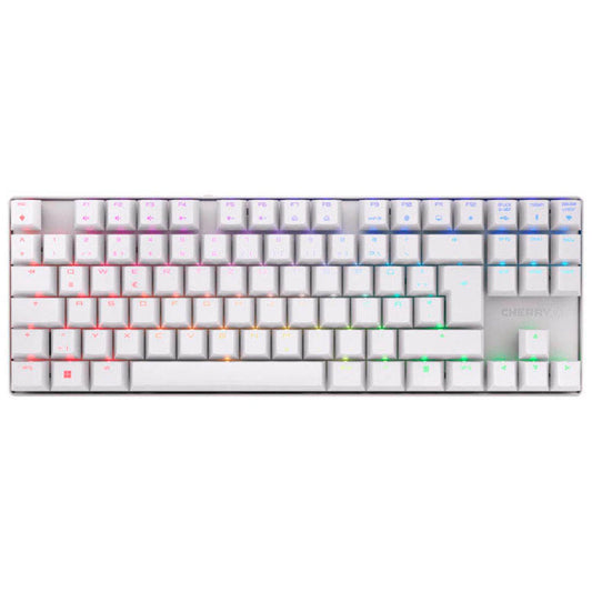 CHERRY MX 8.2 TKL Gaming-Tastatur kabellos weiß | G80-3882LYADE-0
