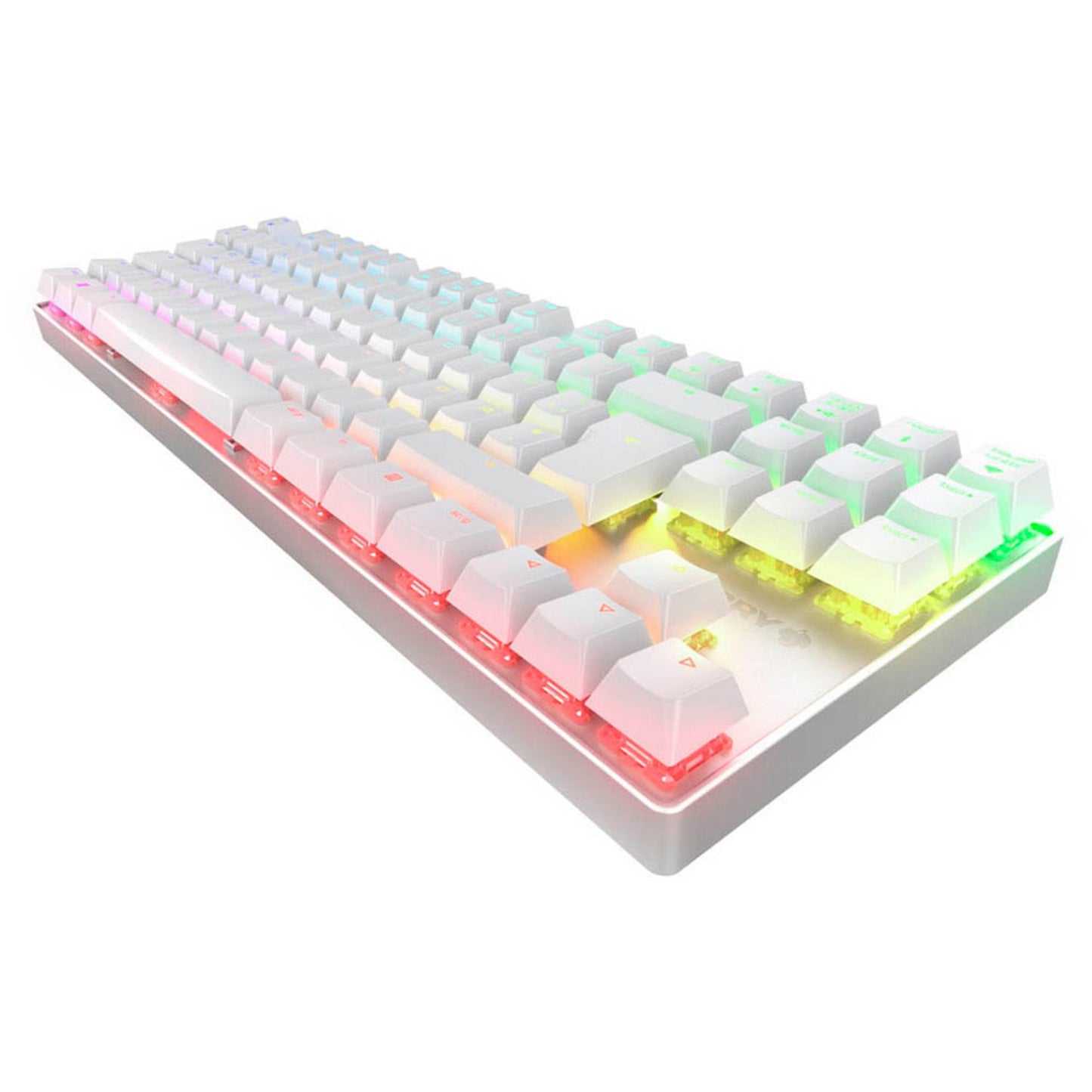 CHERRY MX 8.2 TKL Gaming-Tastatur kabellos weiß | G80-3882LYADE-0