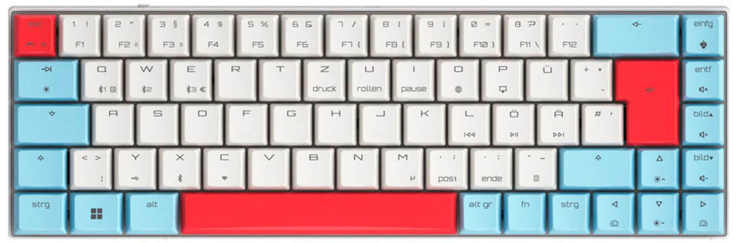 CHERRY MX-LP 2.1 COMPACT Gaming-Tastatur kabellos