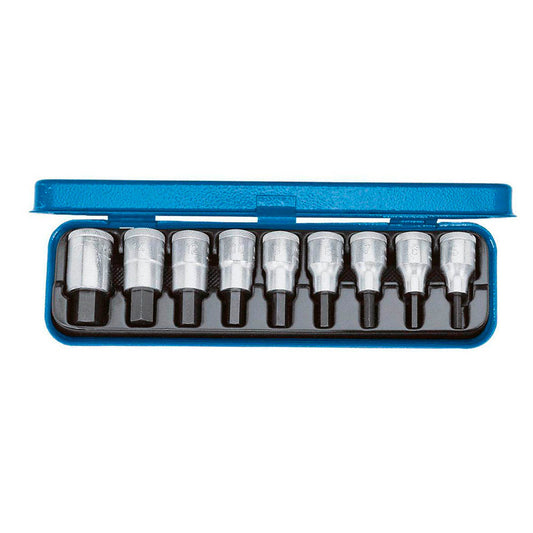 GEDORE Innensechskantschlüssel-Satz 1/2 Zoll Einsätze 9-teilig | 6156250