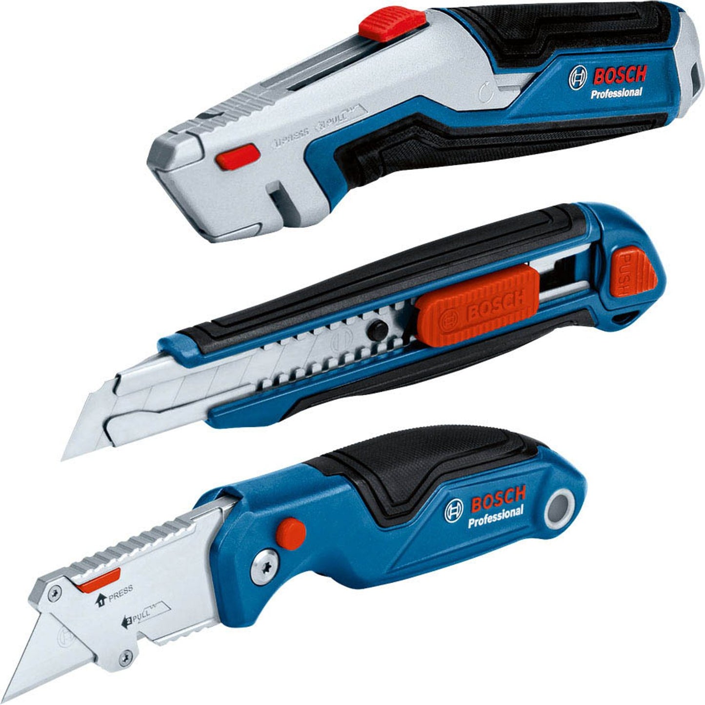 BOSCH Professional Combo Kit Cuttermesser-Set blau 1,8 cm | 1 600 A02 7M4