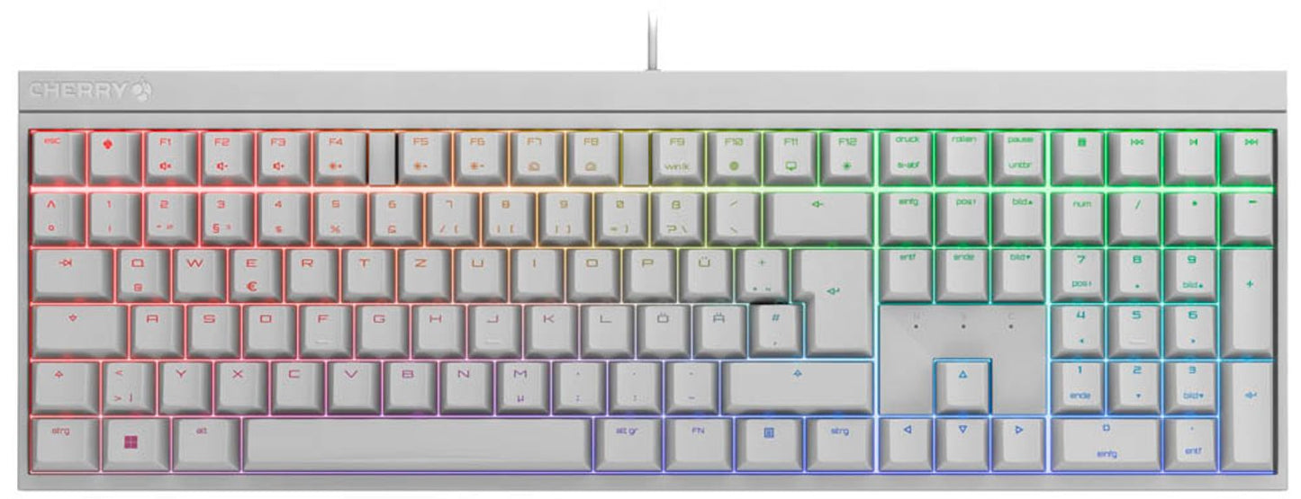 CHERRY MX 2.0S Gaming-Tastatur weiß