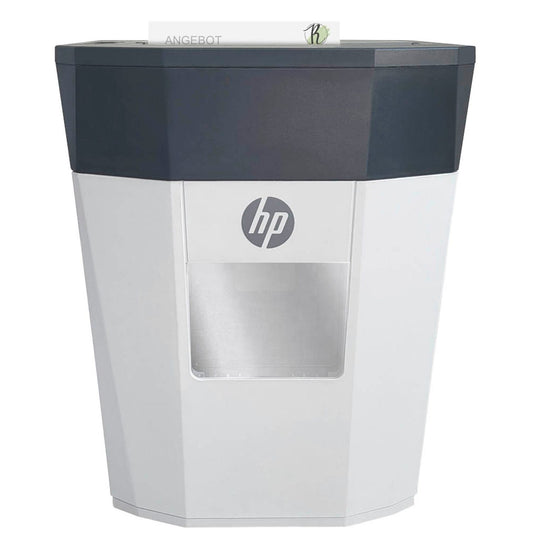 HP OneShred Auto 80CC Aktenvernichter mit Partikelschnitt P-4, 4,3 x 12 mm, bis , weiß | 2817