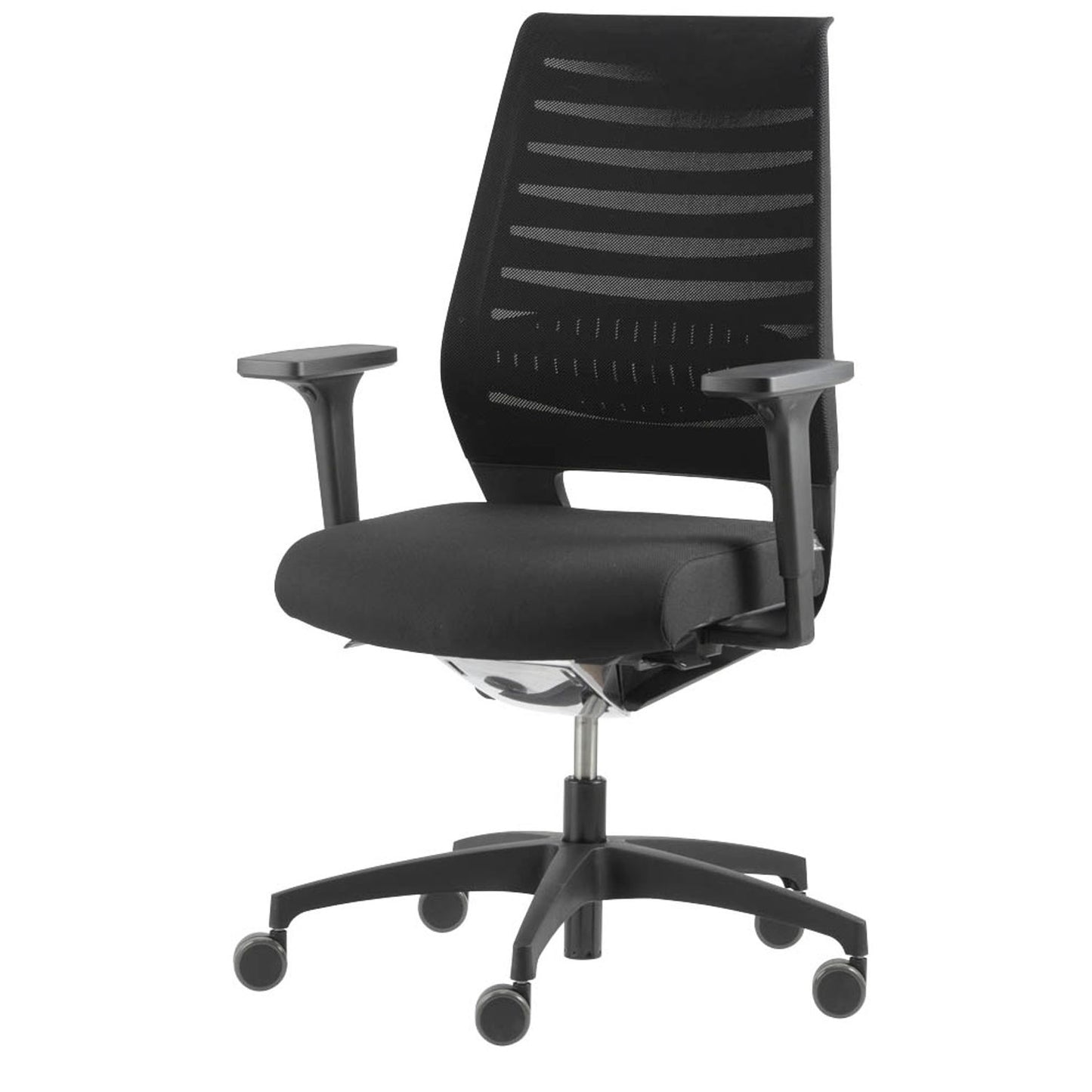 Dauphin Bürostuhl X-Code pure, Stoff schwarz, Gestell schwarz | XC 5380_SLP