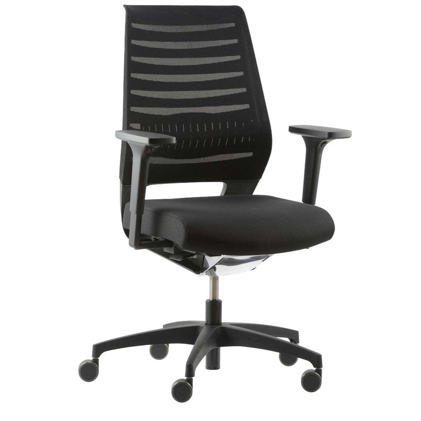 Dauphin Bürostuhl X-Code pure, Stoff schwarz, Gestell schwarz | XC 5380_SLP