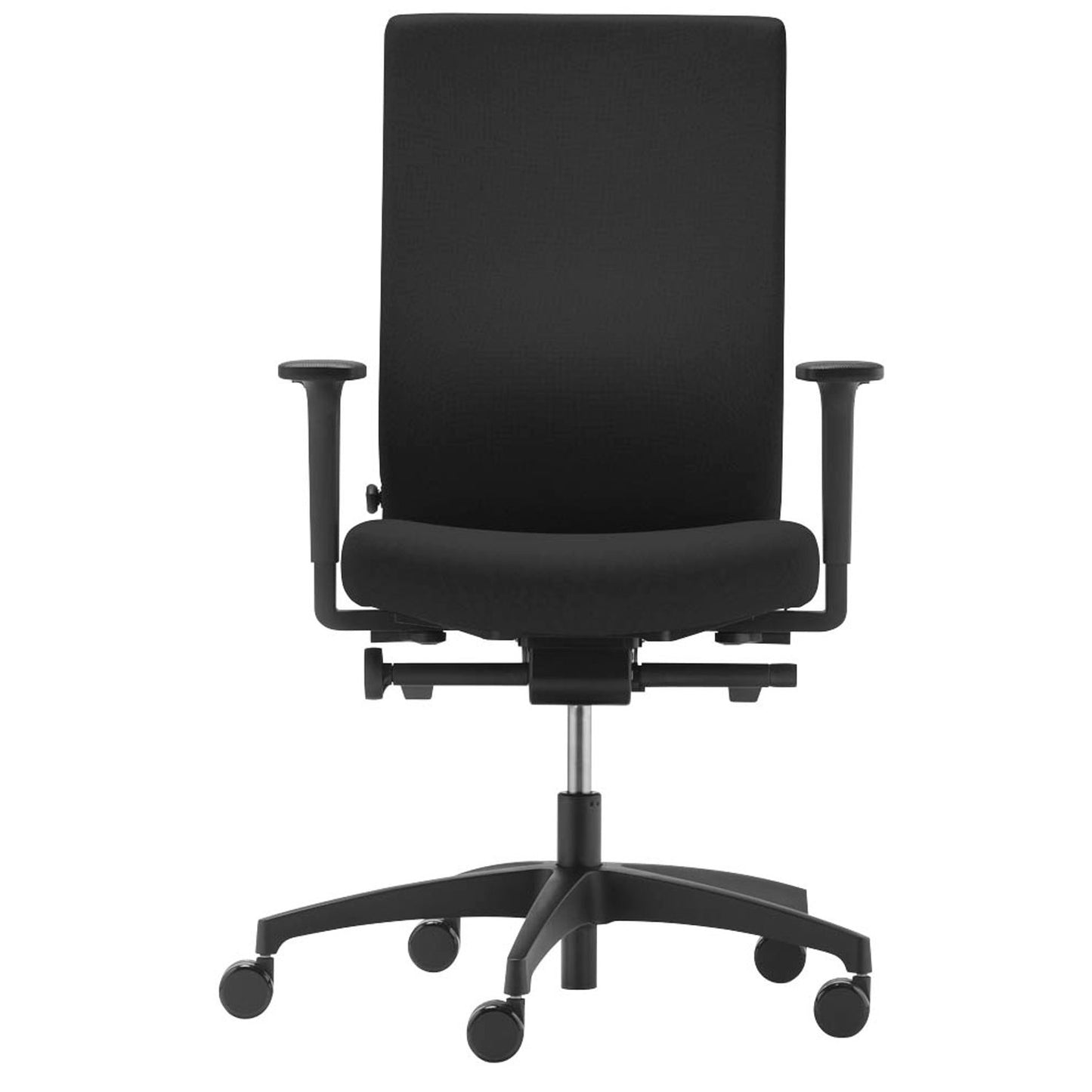 Dauphin Bürostuhl @Just evo operator, Stoff schwarz, Gestell schwarz | AJ 4876_SLP