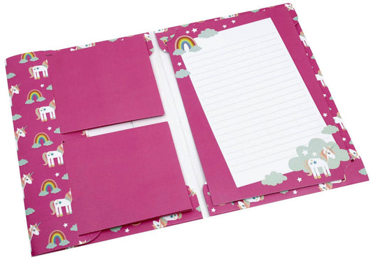 artoz Briefpapier mit Briefhüllen Einhorn ca. DIN A5 80 g/qm 1 Pack