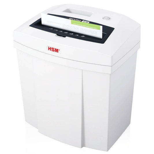 HSM SECURIO C14 Aktenvernichter mit Partikelschnitt P-4, 4 x 25 mm, bis , weiß | 2253111