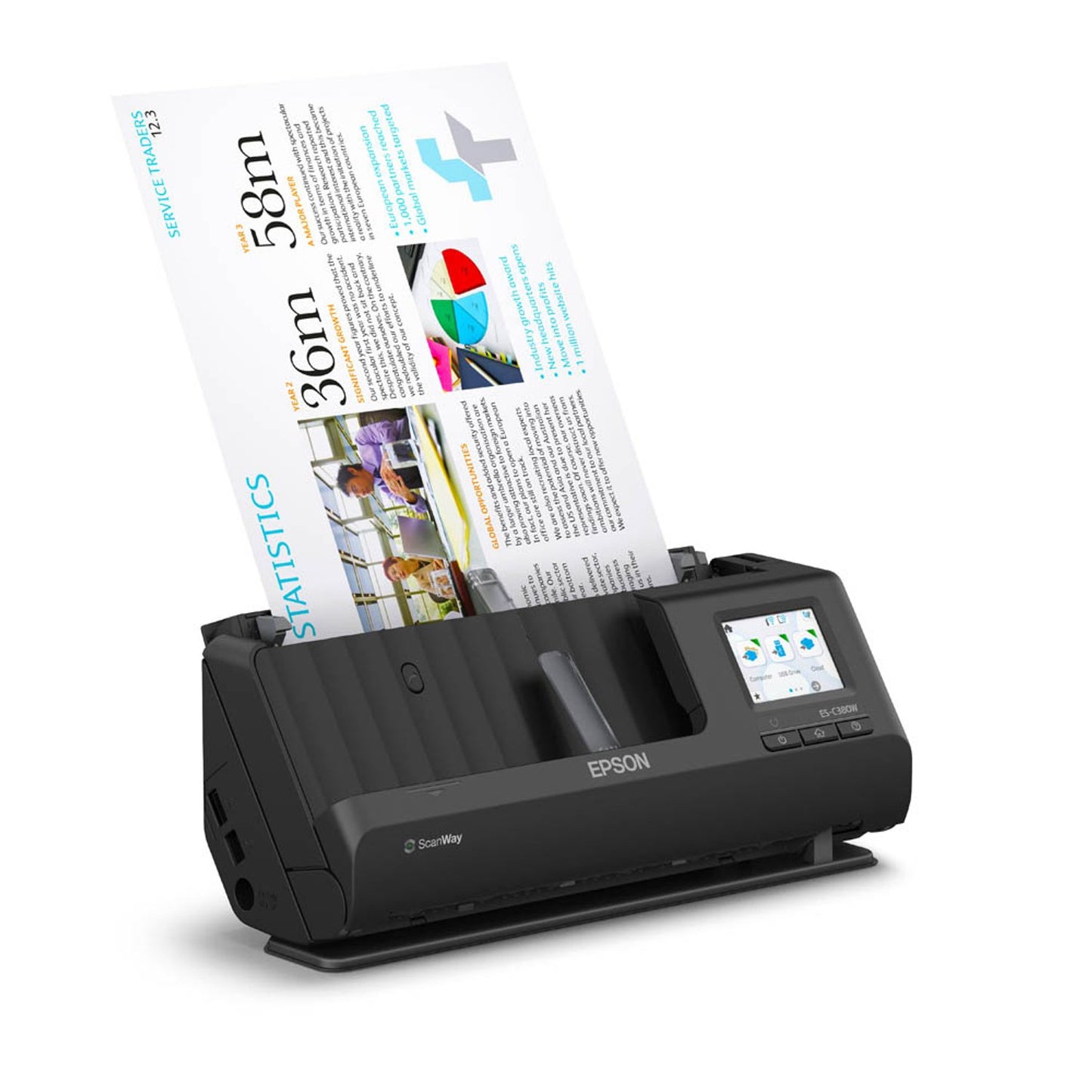 EPSON ES-C380W Dokumentenscanner | B11B269401