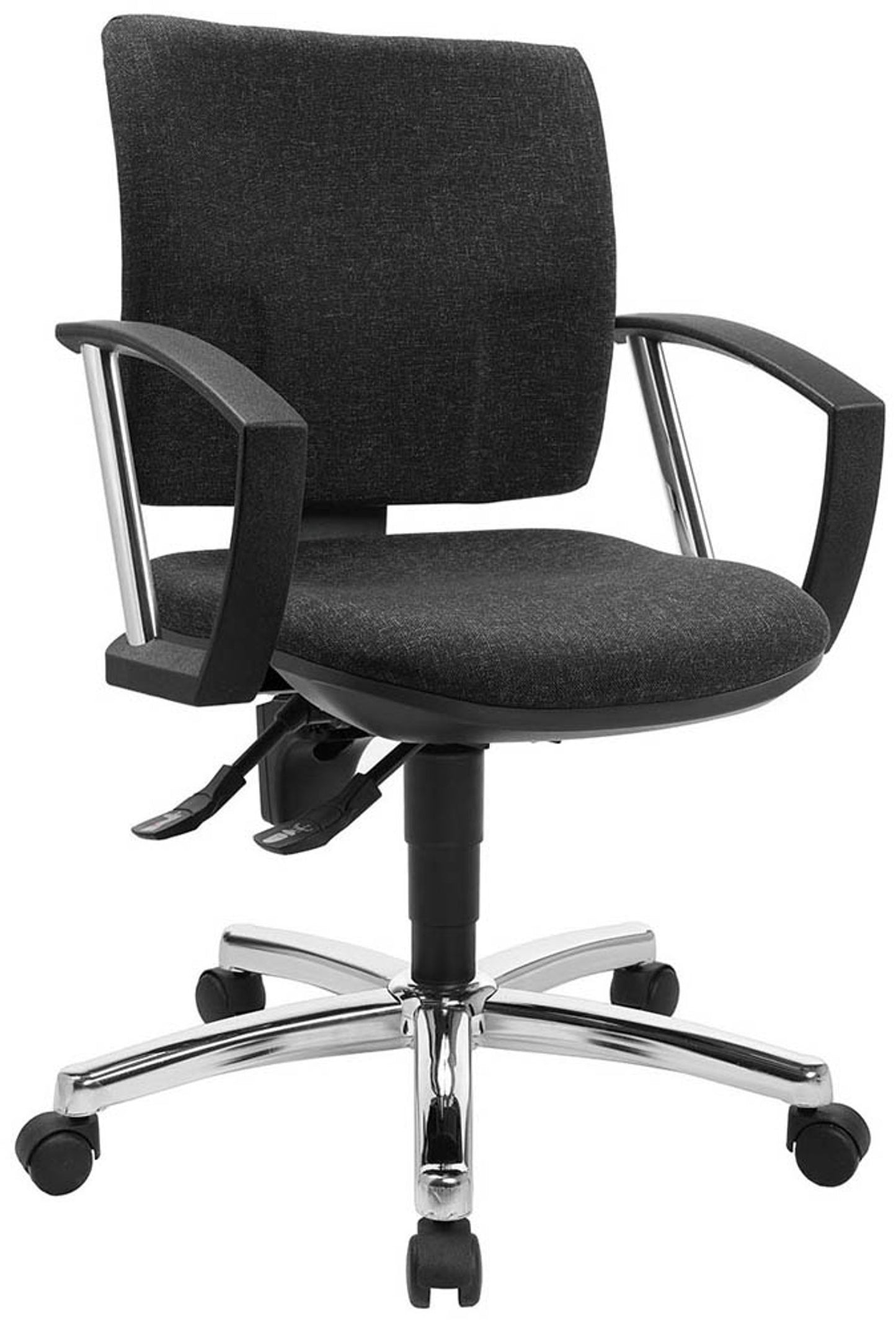 Topstar Bürostuhl Pro 30 chrom, Stoff, Gestell chrom