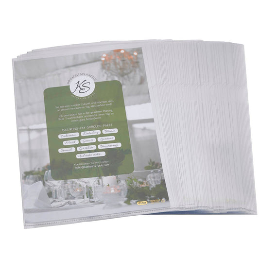 ELBA Sichthüllen DIN A4 glasklar glatt 0,14 mm | 100461018 | 1 Pack = 100 St.