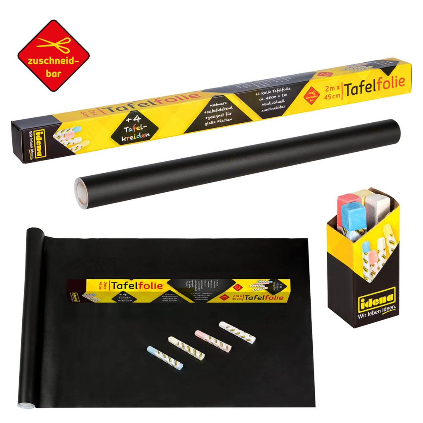 Idena Tafelfolie selbstklebend 45,0 x 200,0 cm | 260025