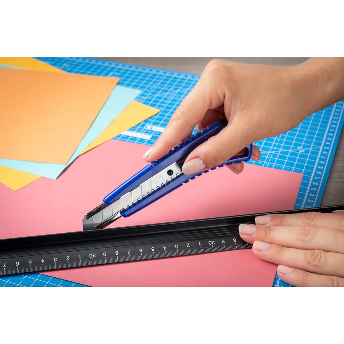 DAHLE Basic Cuttermesser blau 18,0 cm | 10865-16221