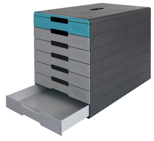 DURABLE Schubladenbox IDEALBOX PLUS, DIN C4 mit 7 Schubladen