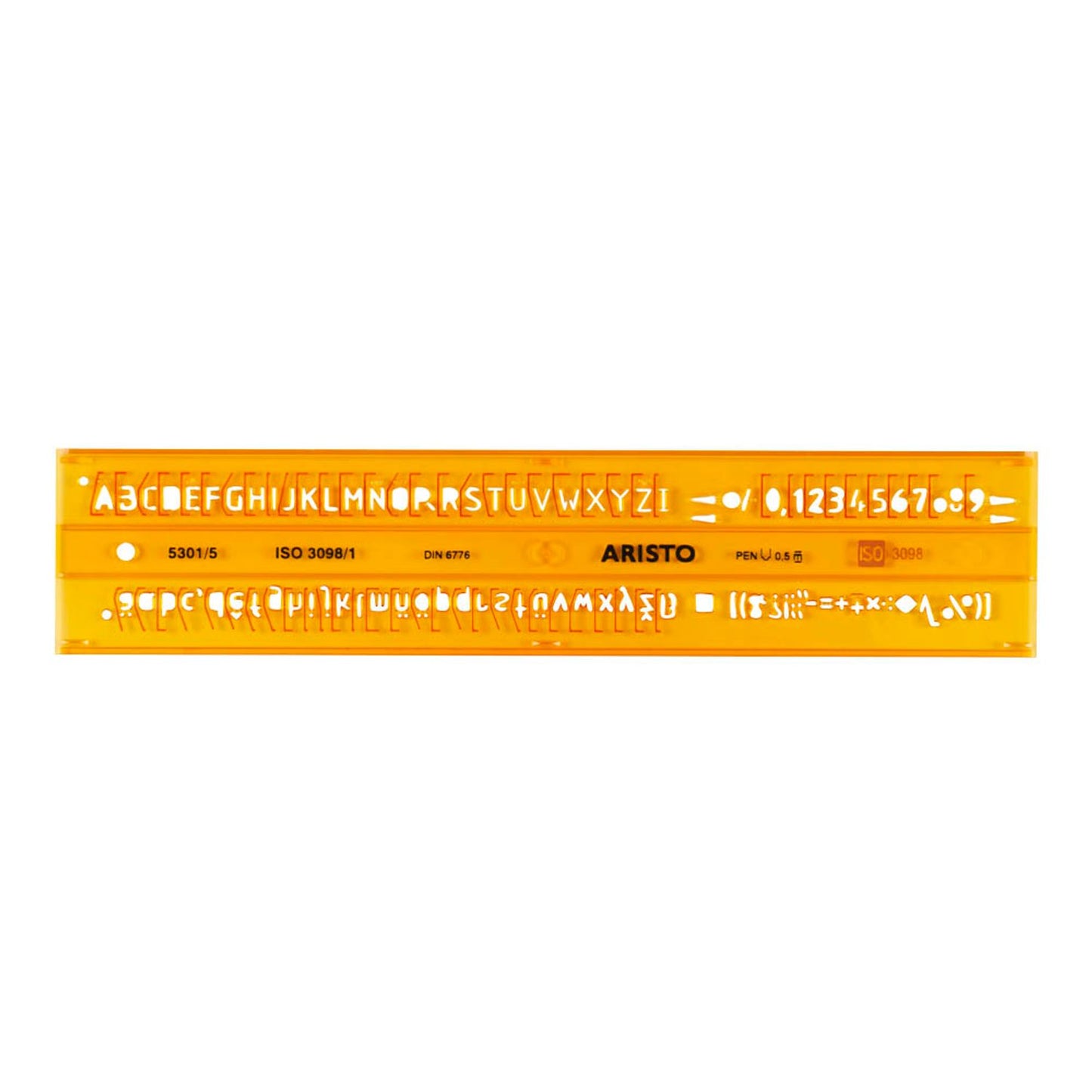 ARISTO Zeichenschablone gelb | AR301/5