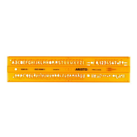 ARISTO Zeichenschablone gelb | AR301/5