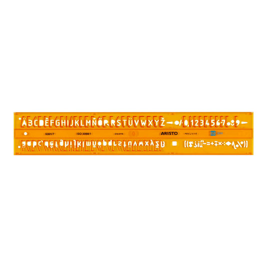 ARISTO Zeichenschablone gelb | AR5301/7