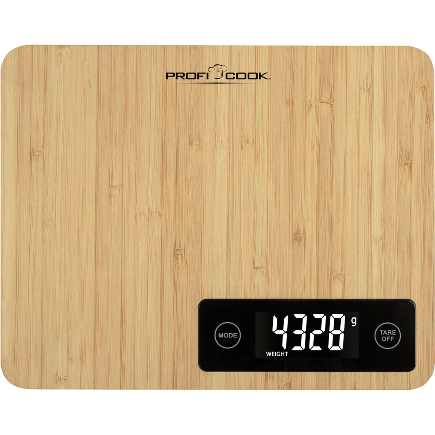 ProfiCook Küchenwaage braun für max. 5,0 kg | PC-KW 1271