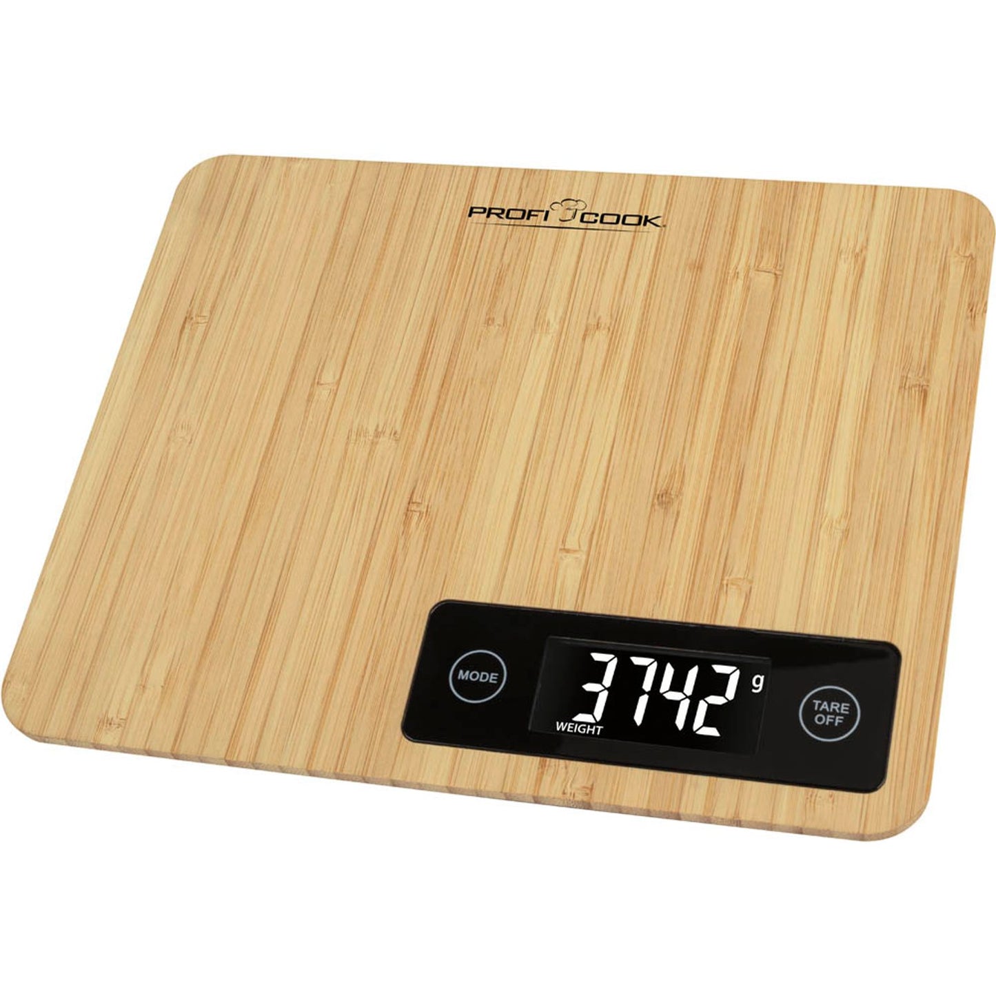 ProfiCook Küchenwaage braun für max. 5,0 kg | PC-KW 1271