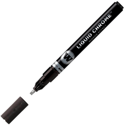 MOLOTOW LIQUID CHROME™ Calligraphy Acrylstift silber 3,0 mm | MO703106