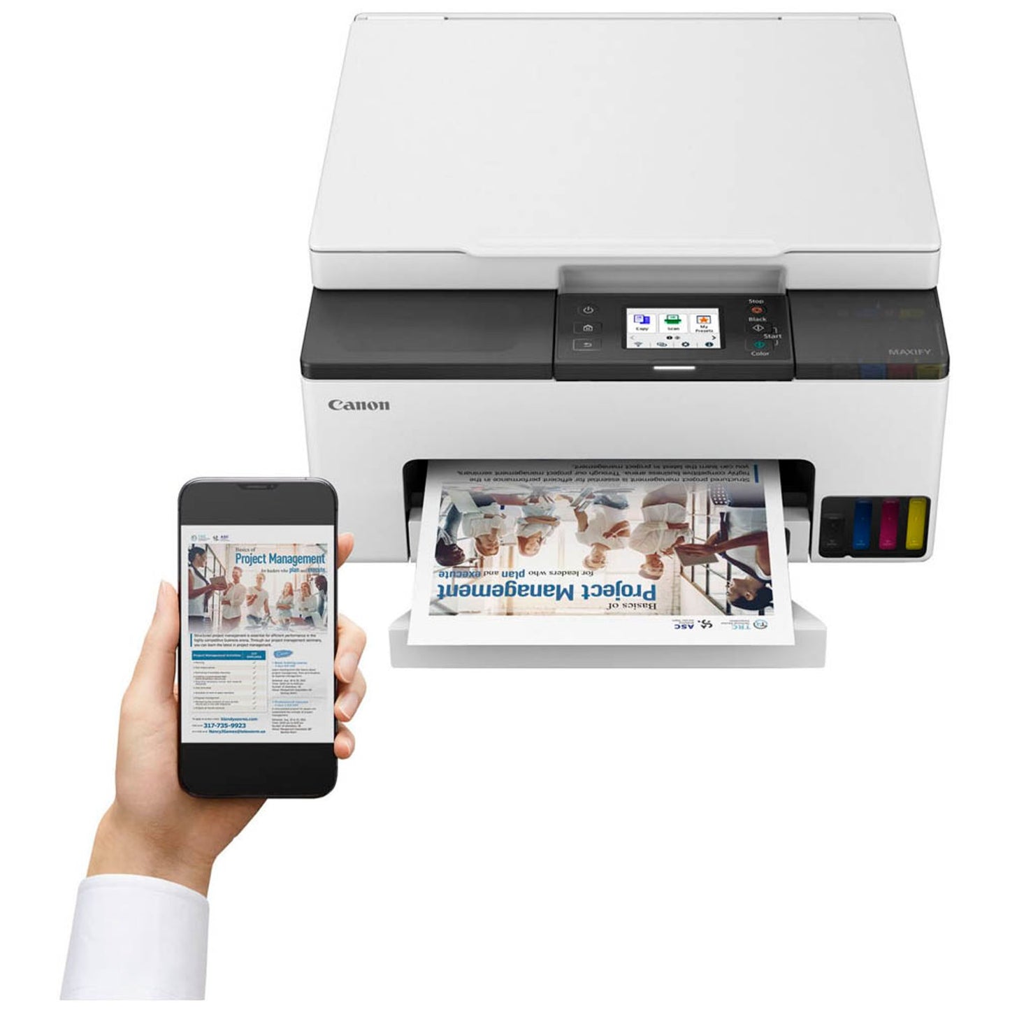 Canon MAXIFY GX1050 3 in 1 Tintenstrahl-Multifunktionsdrucker grau | 6169C006