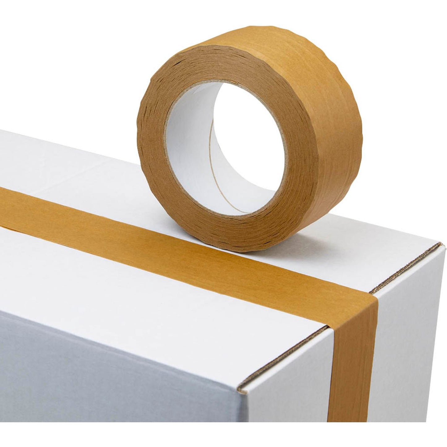 SUPRA Packband SupraCraft® Plus fadenverstärkt mit Naturfäden braun 50,0 mm x 50,0 m | 122313