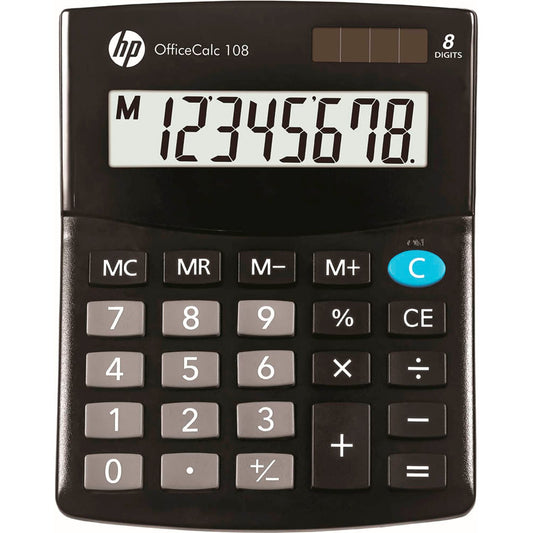 HP OfficeCalc 108 Tischrechner schwarz | HP-OC108/INT BX