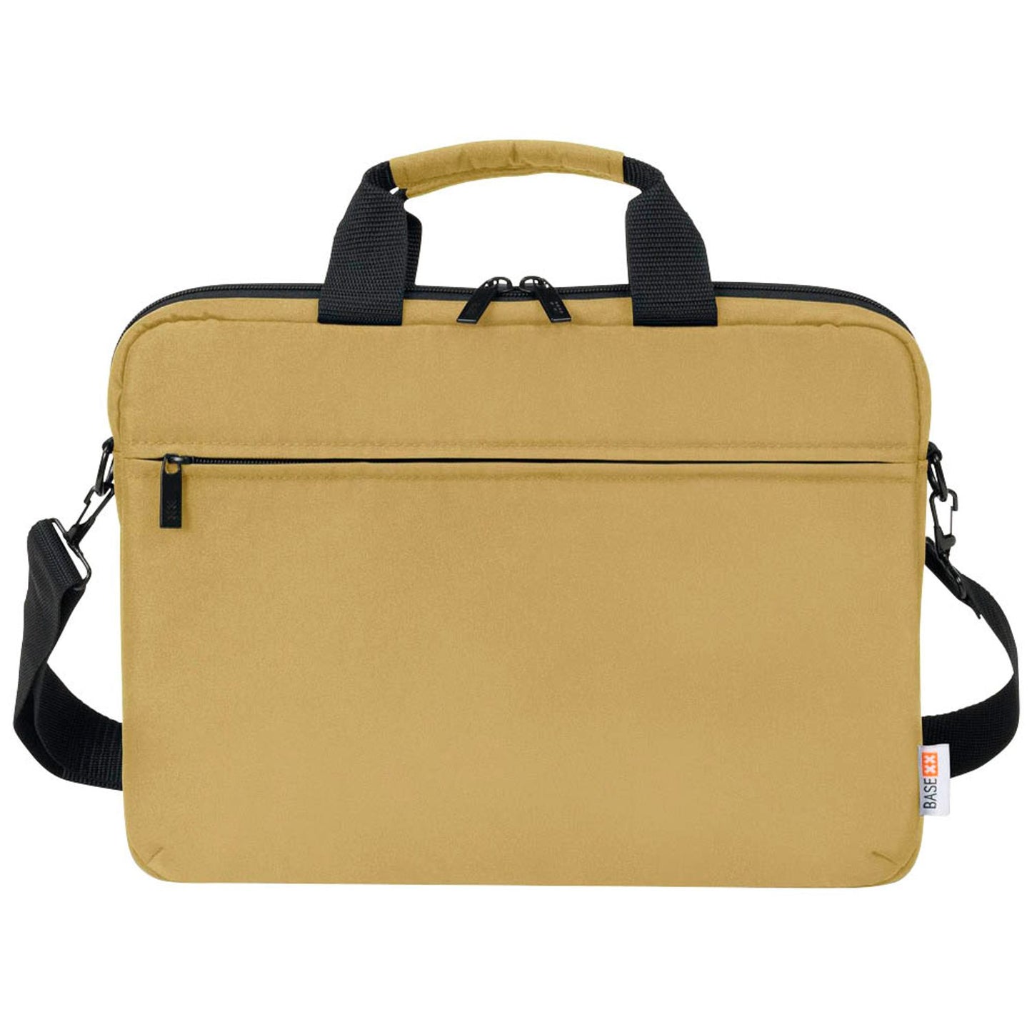 BASE XX Laptoptasche Slim Kunstfaser camel braun bis 35,8 cm (14,1 Zoll) | D31960